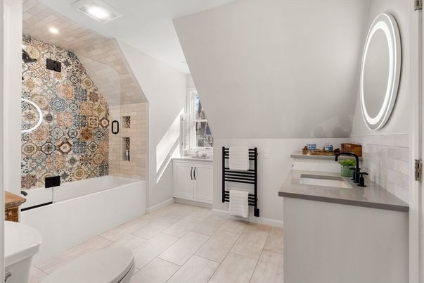 Bathroom, Interior, Recessed Lighting
