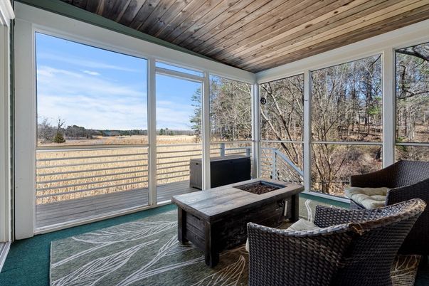 Interior, Sun Room, Wooden Ceilings