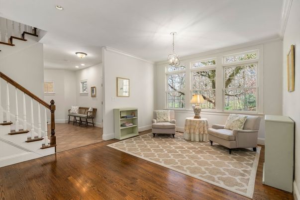 Interior, Pendant Lights, Recessed Lighting, Wood Texture Flooring