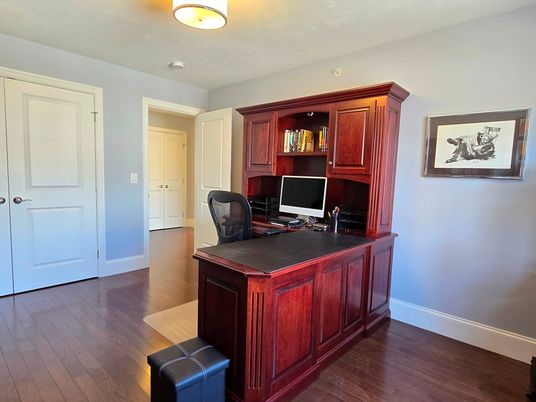 Home Office, Interior, Wood Texture Flooring
