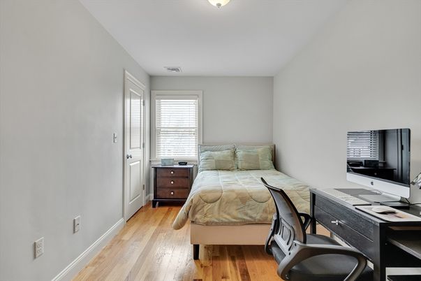 Bedroom, Home Office, Interior, Wood Texture Flooring