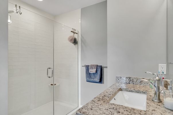 Bathroom, Glass Shower, Interior