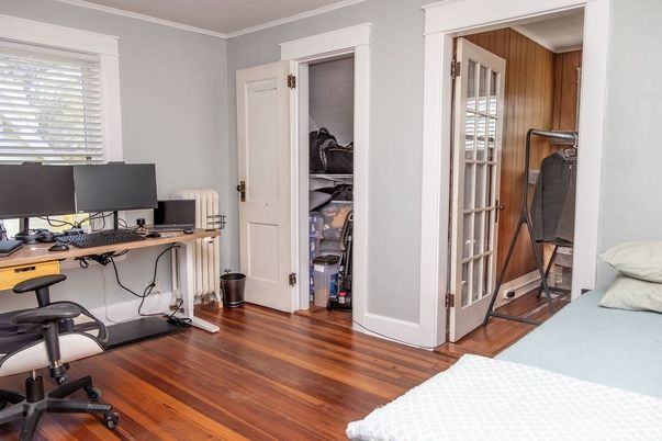 Home Office, Interior, Wood Texture Flooring