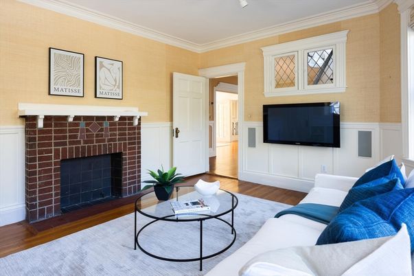 Fireplace, Interior, Living room, Wood Texture Flooring