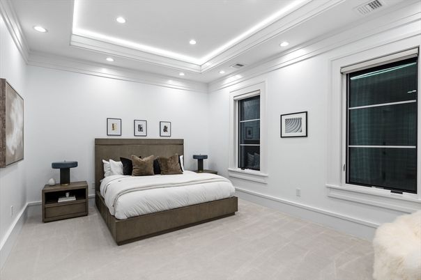 Bedroom, Interior, Recessed Lighting