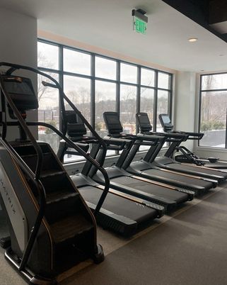Fitness Equipment, Gym, Interior, Recessed Lighting