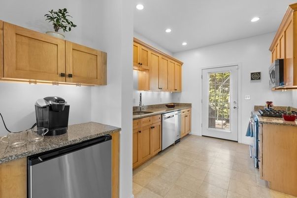 Interior, Kitchen, Recessed Lighting, Stainless Steel Appliances