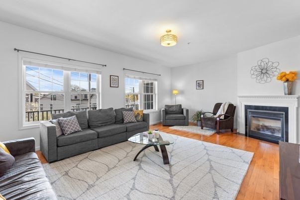 Fireplace, Interior, Living room, Wood Texture Flooring