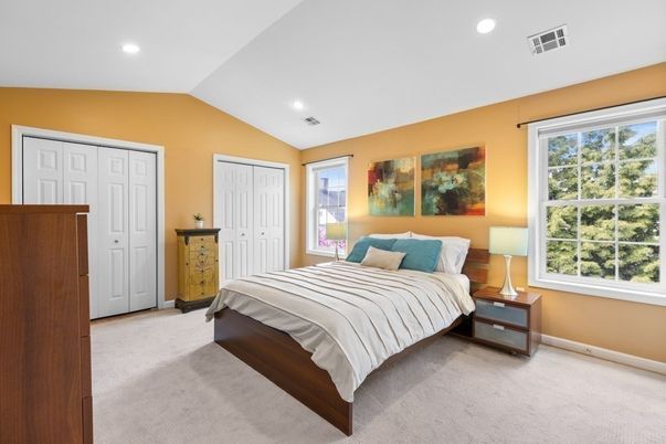 Bedroom, Interior, Recessed Lighting