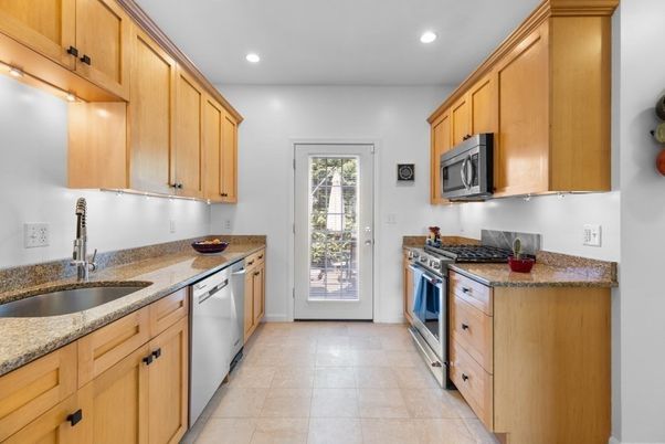 Interior, Kitchen, Recessed Lighting, Stainless Steel Appliances