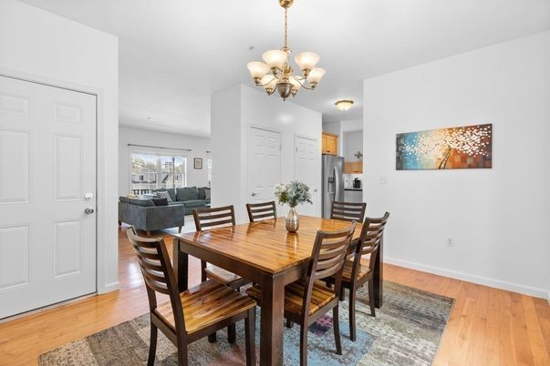Chandelier, Dining room, Interior, Living room, Wood Texture Flooring