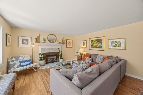 Fireplace, Interior, Living room, Wood Texture Flooring