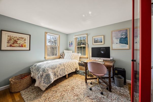 Bedroom, Home Office, Interior, Wood Texture Flooring