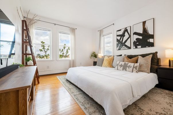 Bedroom, Interior, Wood Texture Flooring