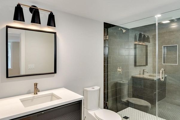 Bathroom, Glass Shower, Interior