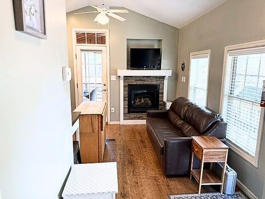 Fireplace, Interior, Living room, Wood Texture Flooring