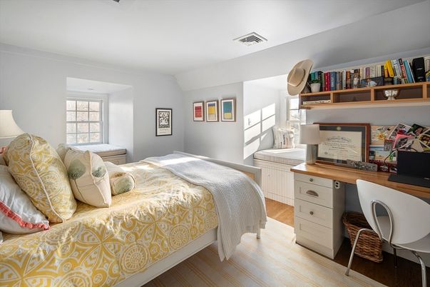 Bedroom, Home Office, Interior, Wood Texture Flooring