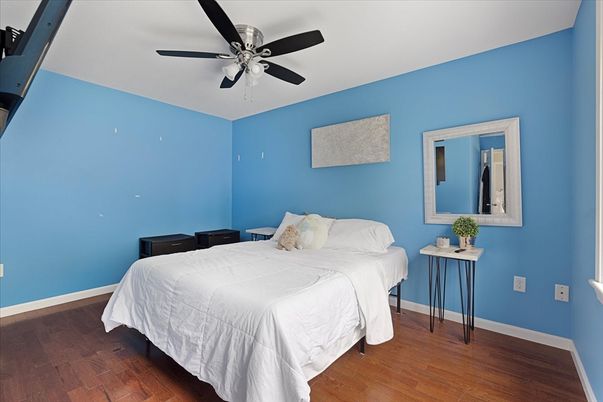 Bedroom, Interior, Wood Texture Flooring