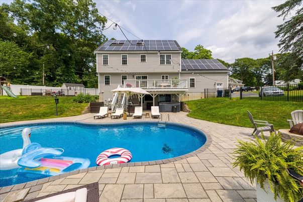 Backyard, Exterior, Pool, Solar Panels
