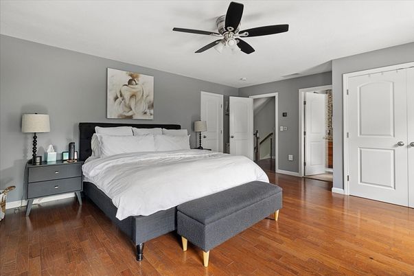 Bedroom, Interior, Wood Texture Flooring