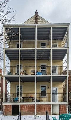 Exterior, Facade, Brick Facade, Condo Building
