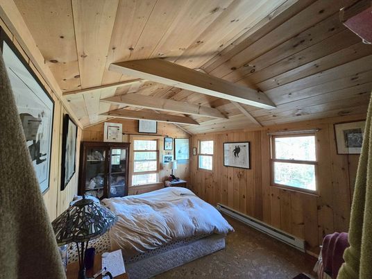 Bedroom, Interior, Wooden Beams, Wooden Ceilings, Wooden Walls