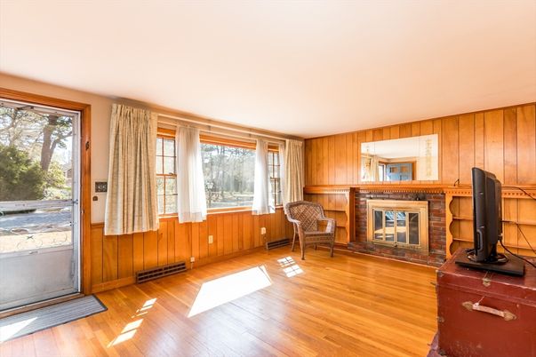 Fireplace, Interior, Wood Texture Flooring, Wooden Walls