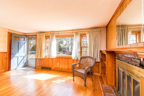 Fireplace, Interior, Wood Texture Flooring