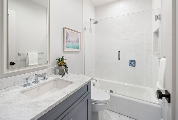 Bathroom, Glass Shower, Interior