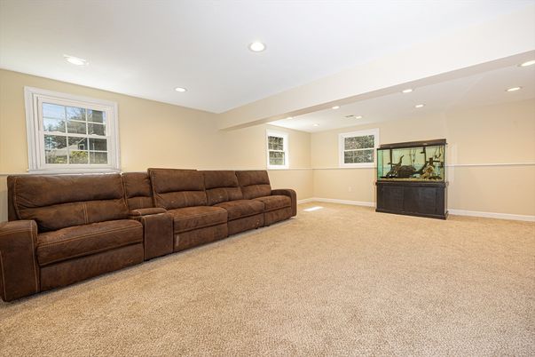 Interior, Living room, Recessed Lighting