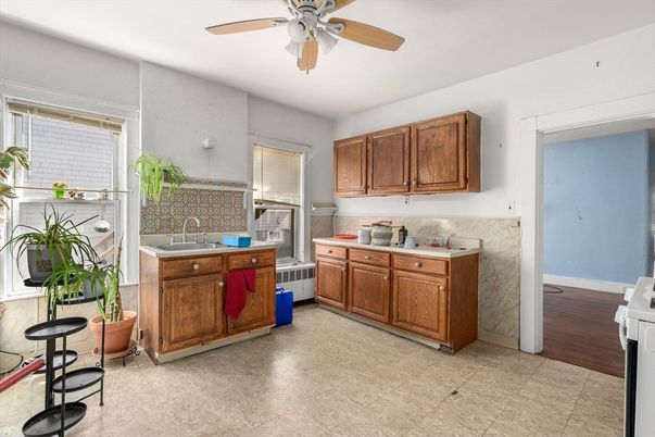 Interior, Kitchen, Wood Texture Flooring