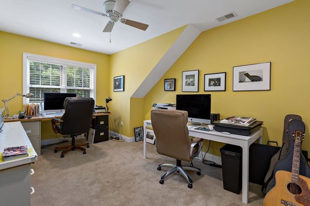 Home Office, Interior, Recessed Lighting