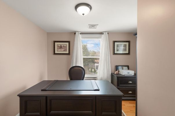Home Office, Interior, Wood Texture Flooring