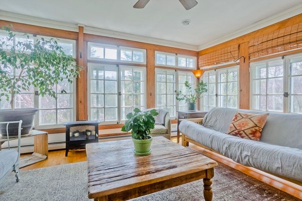 Interior, Living room, Sun Room, Wood Texture Flooring