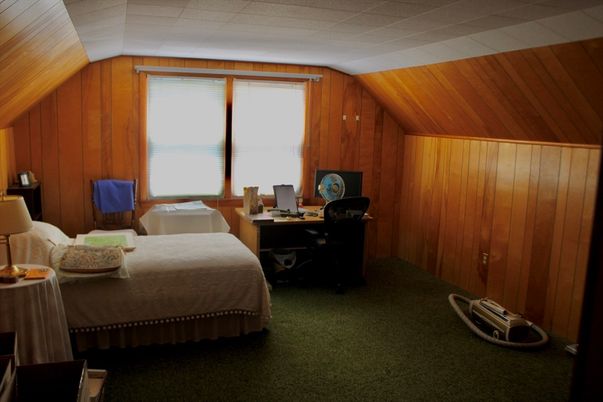 Home Office, Interior, Wooden Ceilings, Wooden Walls