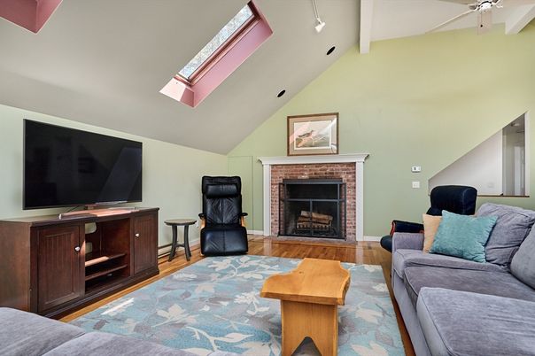 Fireplace, Interior, Living room, Wood Texture Flooring