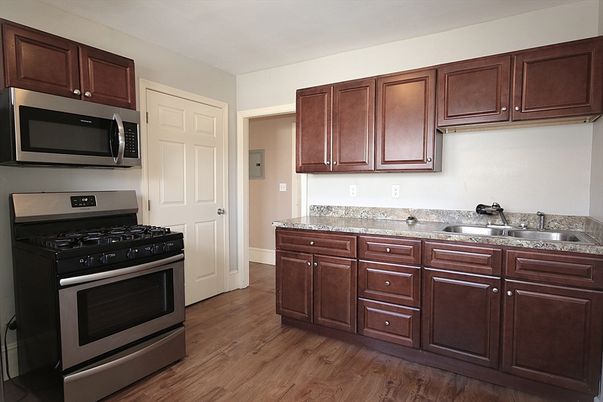 Interior, Kitchen, Wood Texture Flooring