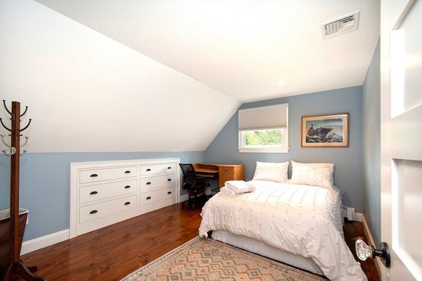 Bedroom, Home Office, Interior, Wood Texture Flooring