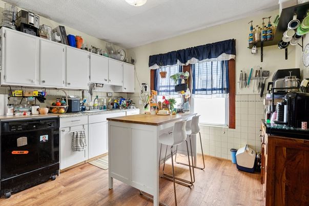 Interior, Kitchen, Wood Texture Flooring