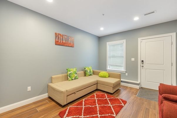 Interior, Recessed Lighting, Wood Texture Flooring