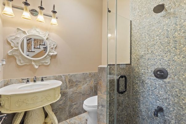 Bathroom, Glass Shower, Interior