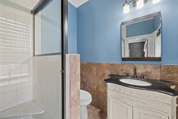 Bathroom, Glass Shower, Interior