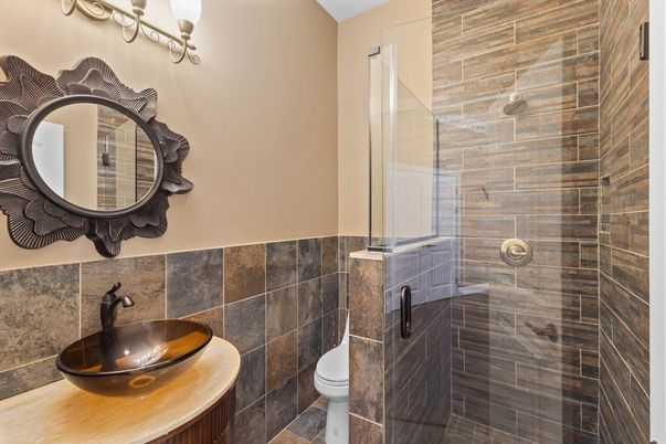 Bathroom, Glass Shower, Interior