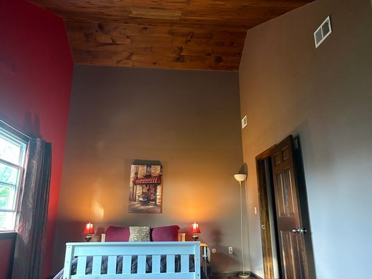 Bedroom, Interior, Wooden Ceilings