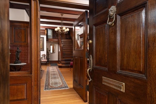 Chandelier, Interior, Wooden Beams, Wood Texture Flooring