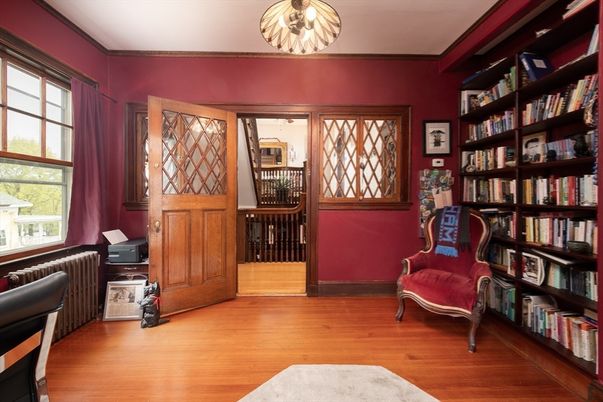 Home Office, Interior, Wood Texture Flooring