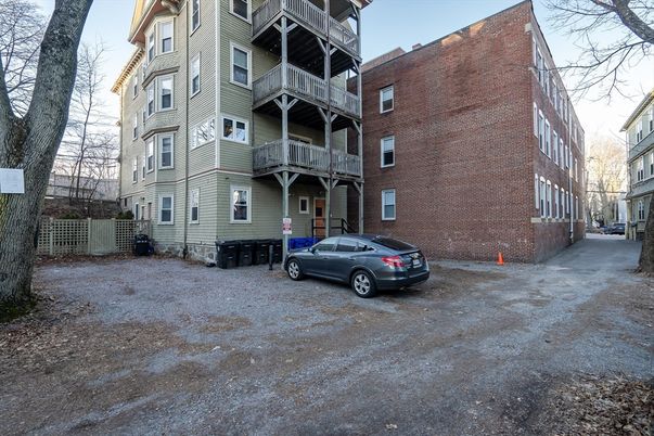 Exterior, Facade, Brick Facade, Condo Building