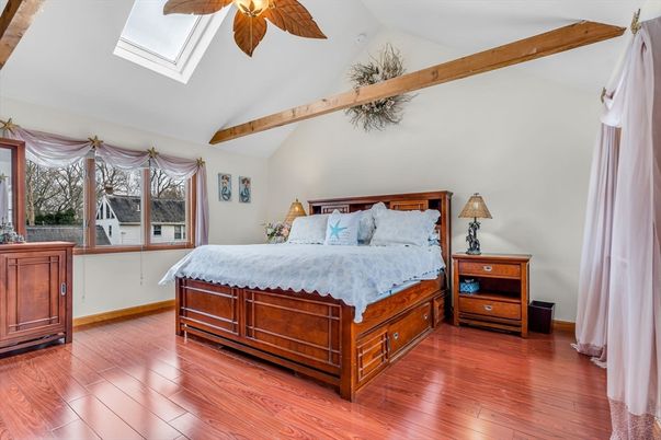Bedroom, Interior, Wooden Beams, Wood Texture Flooring