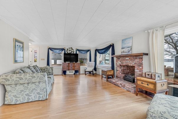 Fireplace, Interior, Living room, Wood Texture Flooring