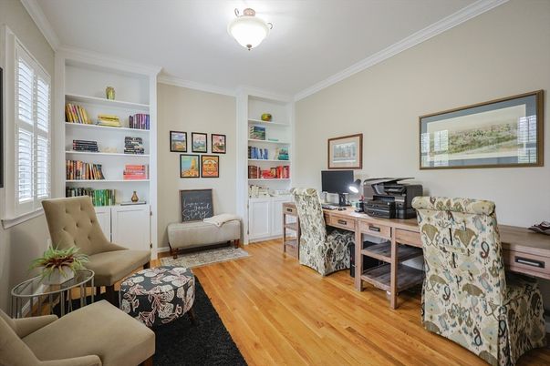 Home Office, Interior, Wood Texture Flooring